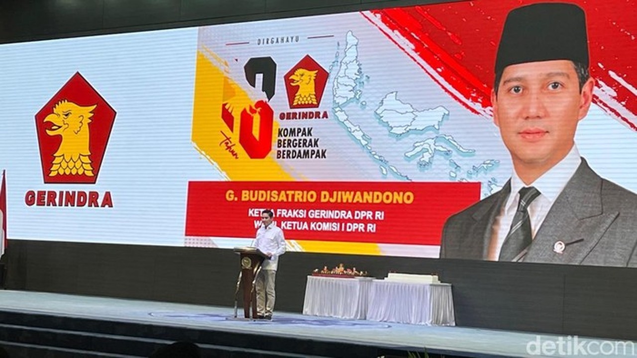 Budi Djiwandono: Kekompakan Kader Gerindra Modal Utama Menuju Indonesia Emas 2045