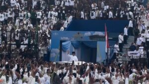 Presiden Prabowo Hadiri Perayaan Satu Abad NU di Malang, Disambut Meriah Ribuan Jemaah