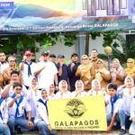 Andre Rosiade Letakkan Batu Pertama Sekretariat Galapagos SMAN 1 Padang dengan Teknologi Tahan Bencana