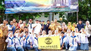 Andre Rosiade Letakkan Batu Pertama Sekretariat Galapagos SMAN 1 Padang dengan Teknologi Tahan Bencana