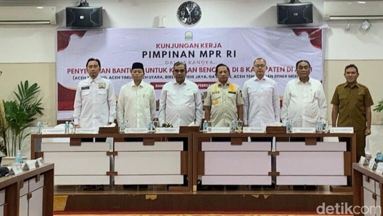 Banjir Aceh Disebut Tsunami Kedua, MPR Tinjau Langsung Penanganan Bencana