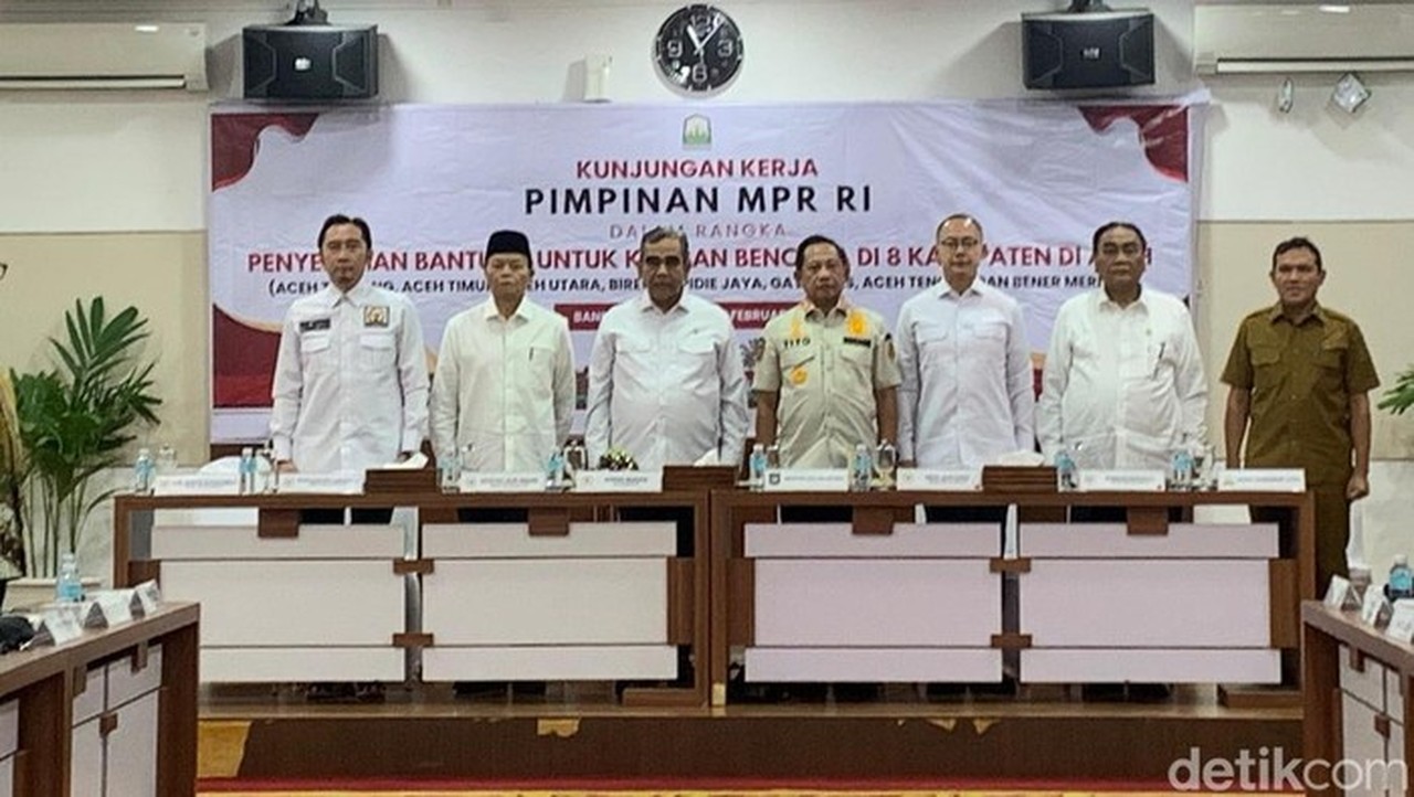 Banjir Aceh Disebut Tsunami Kedua, MPR Tinjau Langsung Penanganan Bencana