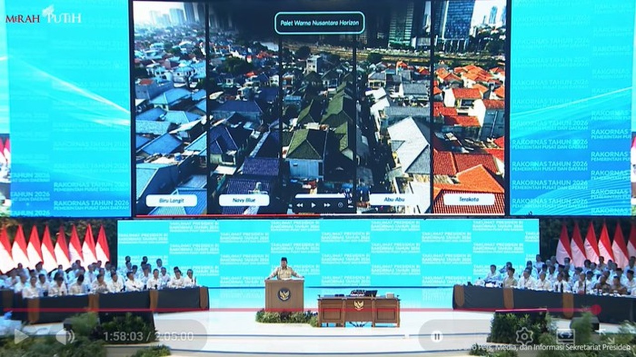 Presiden Prabowo Serukan ‘Gentengisasi’ untuk Atap Rumah Indonesia yang Lebih Indah dan Sejuk
