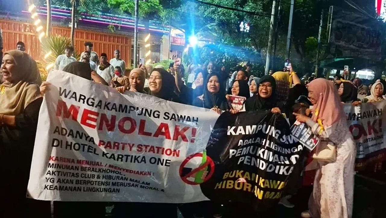 Warga Lenteng Agung Tuntut Penutupan Tempat Hiburan Malam Diduga Jadi Sarang Maksiat