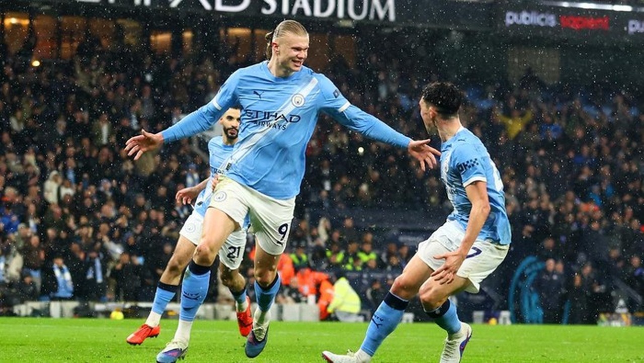 Erling Haaland Pecah Telur Gol Open Play 2026, Man City Pesta Gol ke Gawang Fulham