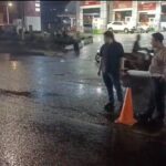 Jalan Berlubang di Ciputat Ancam Keselamatan Pengendara, Polisi Pasang Traffic Cone