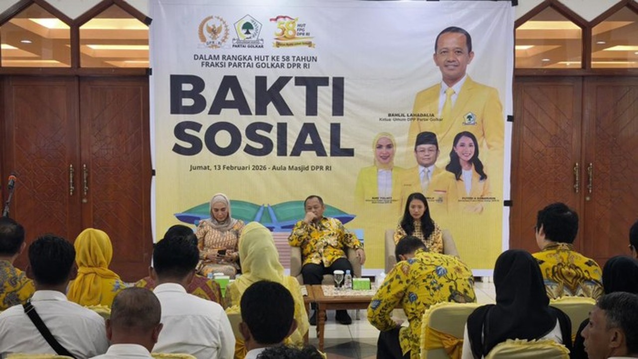 HUT Fraksi Golkar: Sarmuji Targetkan Peningkatan Suara 20 Persen di Pemilu 2029 HUT Fraksi Golkar: Sarmuji Targetkan Peningkatan Suara 20 Persen di Pemilu 2029