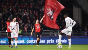 Rennes Permalukan PSG 3-1, Perebutan Puncak Klasemen Ligue 1 Makin Sengit
