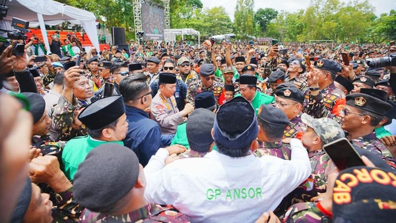 Kapolri Ajak GP Ansor-Banser Bersinergi Jaga Kamtibmas dan Dukung Program Pemerintah