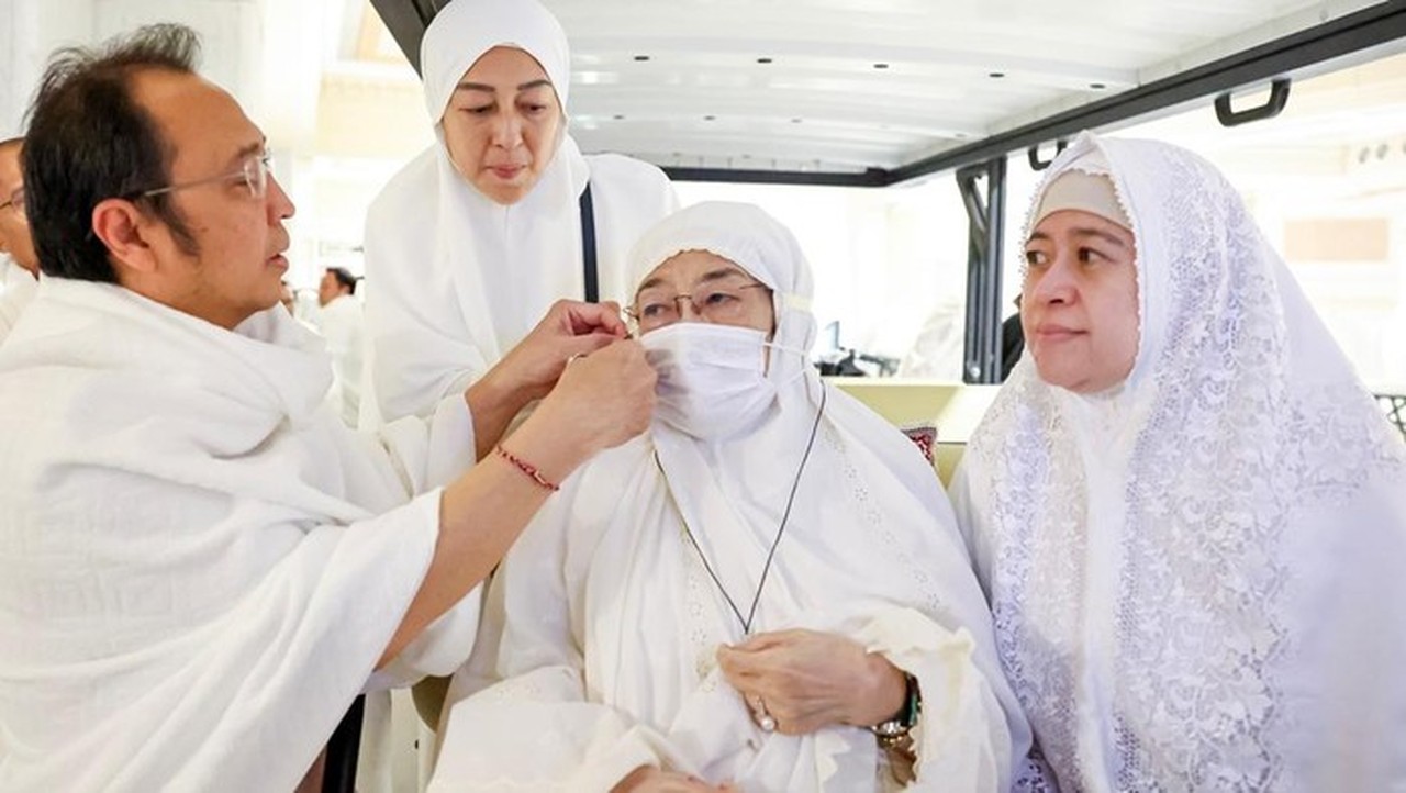 Momen Kehangatan Keluarga Megawati Saat Ibadah Umrah di Tanah Suci