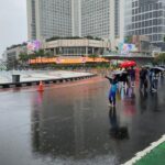 Warga Tetap Berolahraga di CFD HI Meski Hujan, ‘Biar Basah Sekalian!’