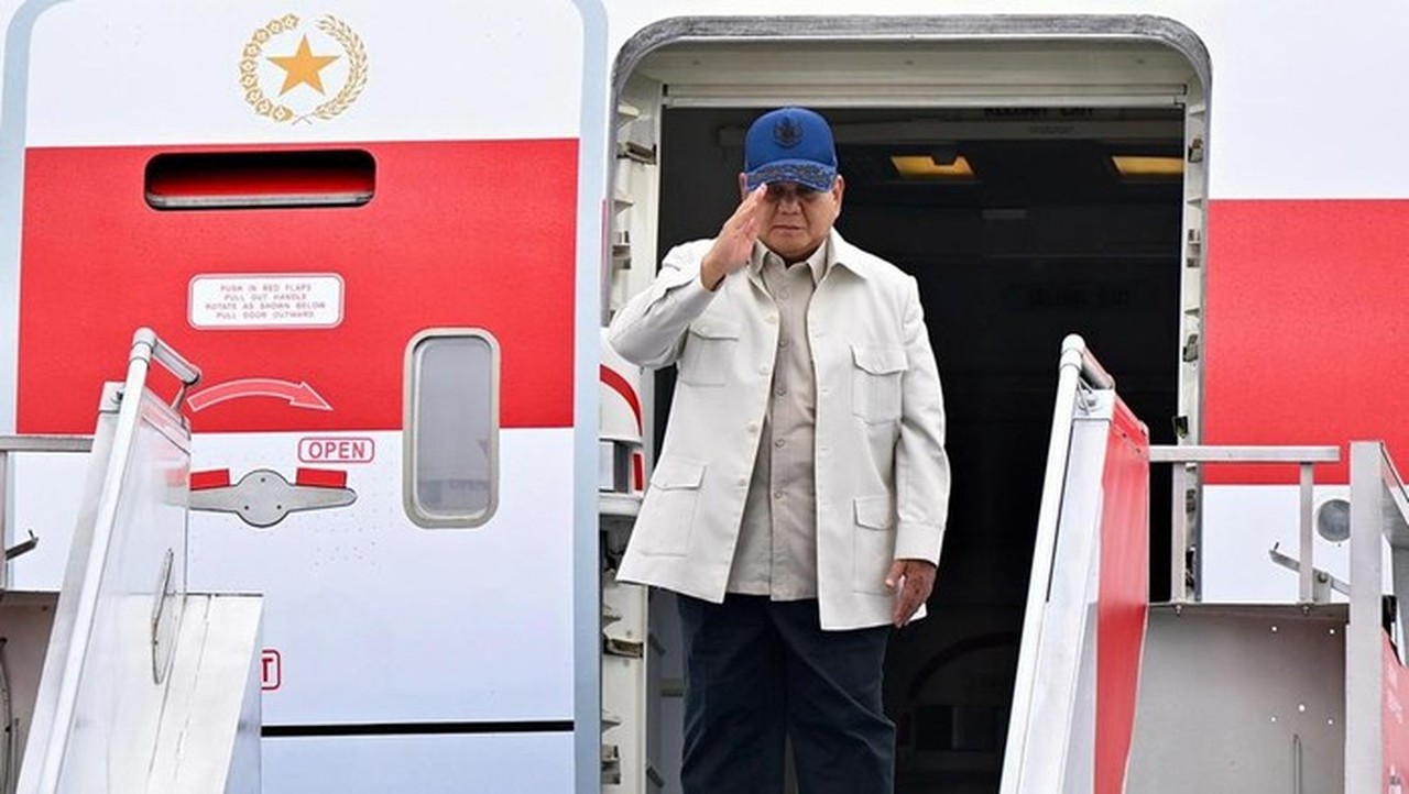 Prabowo Bertolak Ke Washington Dc Untuk Bertemu Presiden Trump, Senin (16/2/2026). (foto: Cahyo Biro Pers Sekretariat Presiden)
