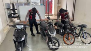 Polres Bogor Gencar Patroli Keamanan Jelang Ramadan, Sita 4 Motor Knalpot Brong