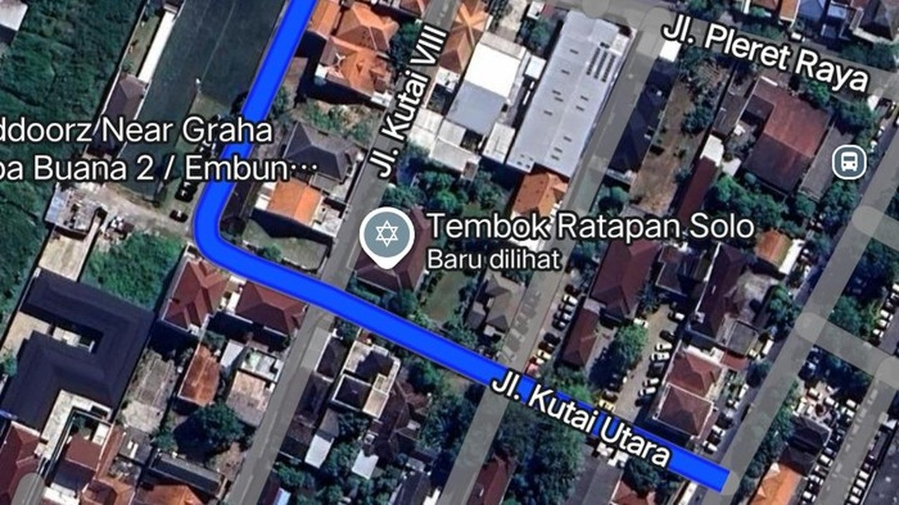 Keunikan Google Maps: Rumah Jokowi di Solo Mendadak Diberi Nama ‘Tembok Ratapan’