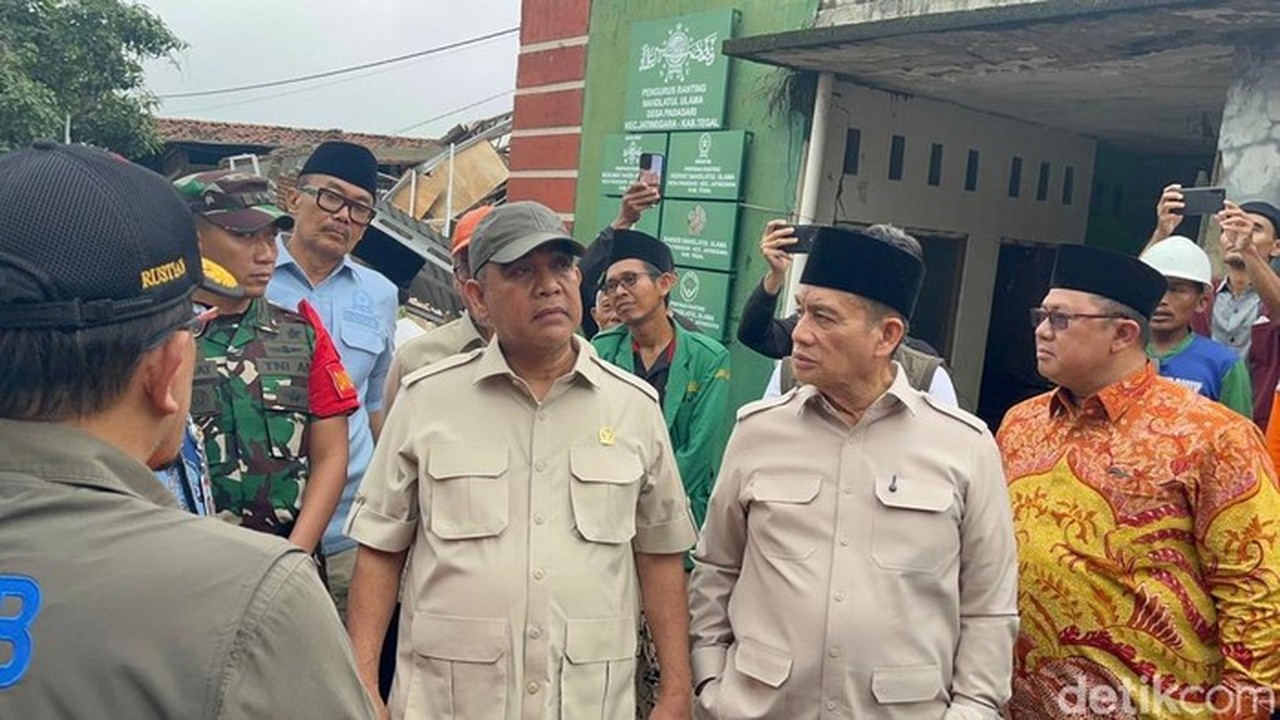 Ahmad Muzani Laporkan Bencana Tanah Bergerak Tegal ke Presiden Prabowo Subianto