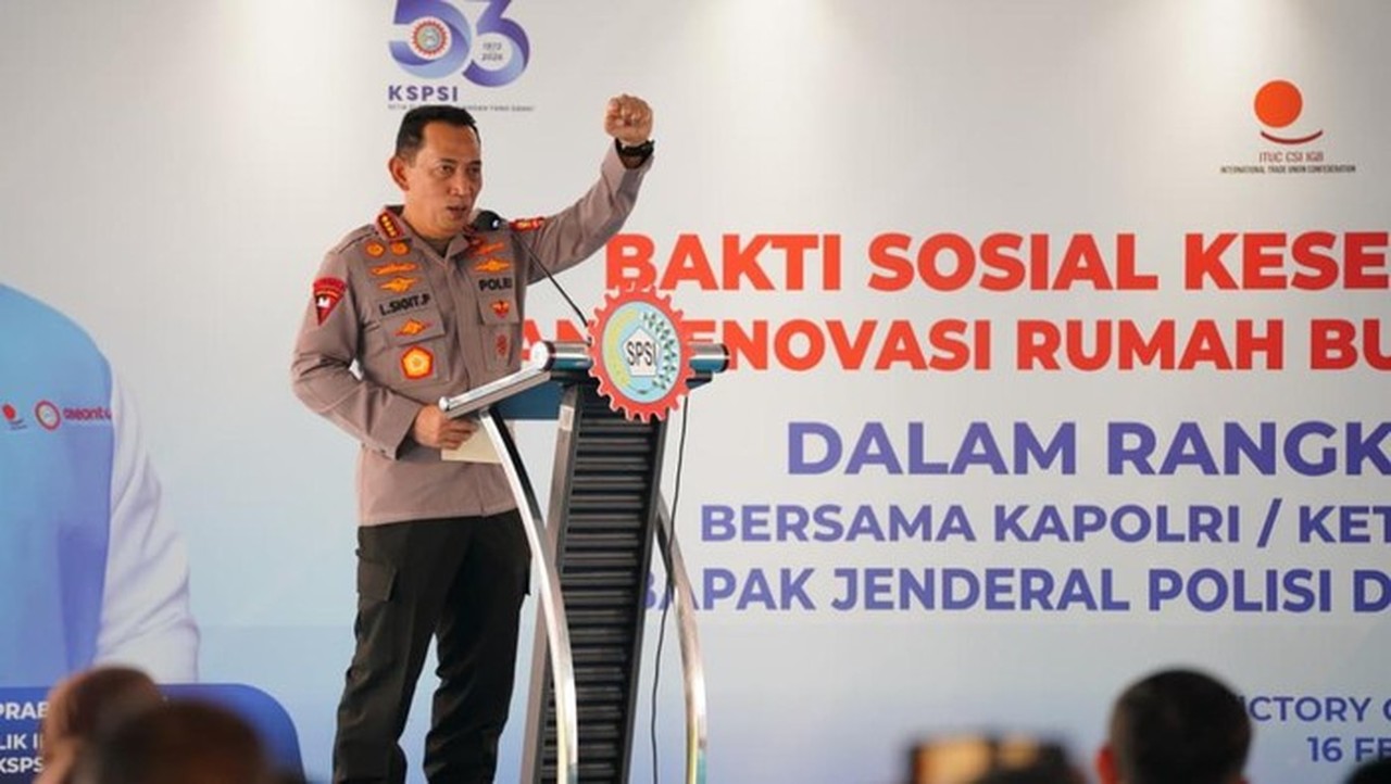 Kapolri Jenderal Listyo Sigit Prabowo Jamin Akses Faskes Polri dan Mitigasi PHK untuk Buruh Kapolri Jenderal Listyo Sigit Prabowo Jamin Akses Faskes Polri dan Mitigasi PHK untuk Buruh
