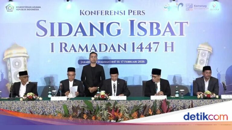 Pemerintah Tetapkan 1 Ramadan 1447 H Jatuh pada Kamis, 19 Februari 2026