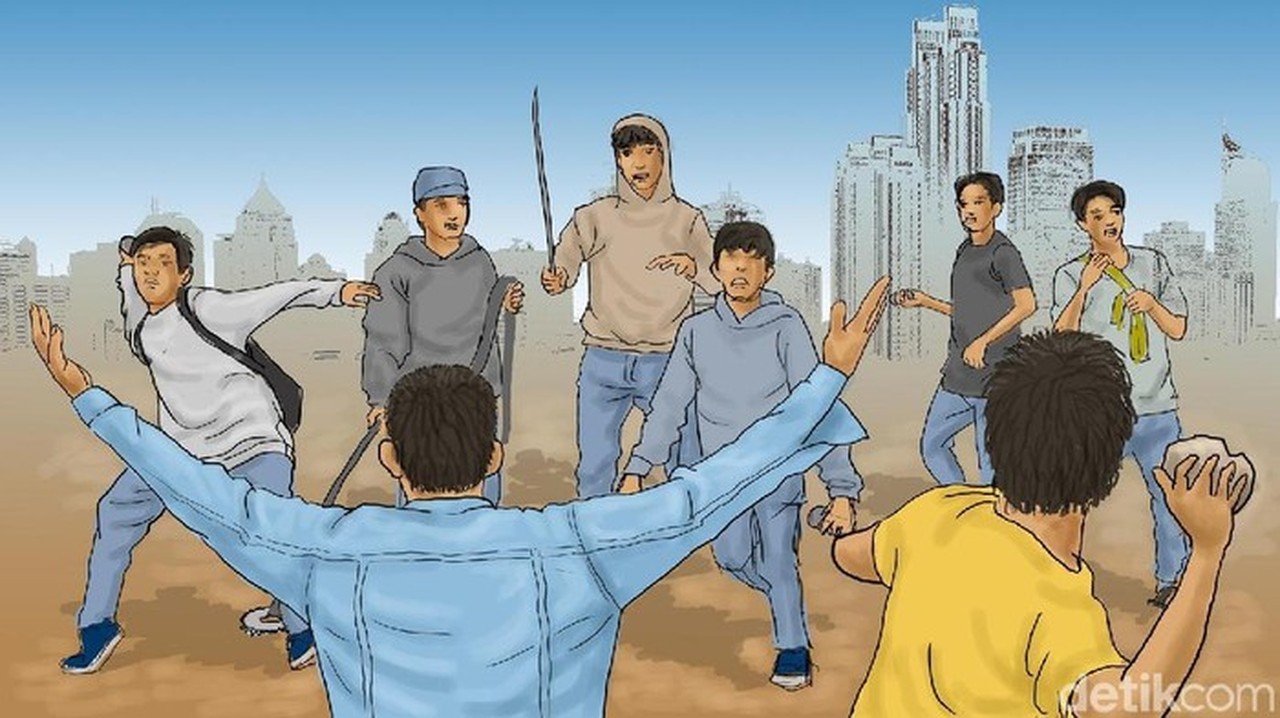 Tawuran Ramadan di Depok: Pelaku Akan Dibina di Pesantren Kilat Polres Metro Depok