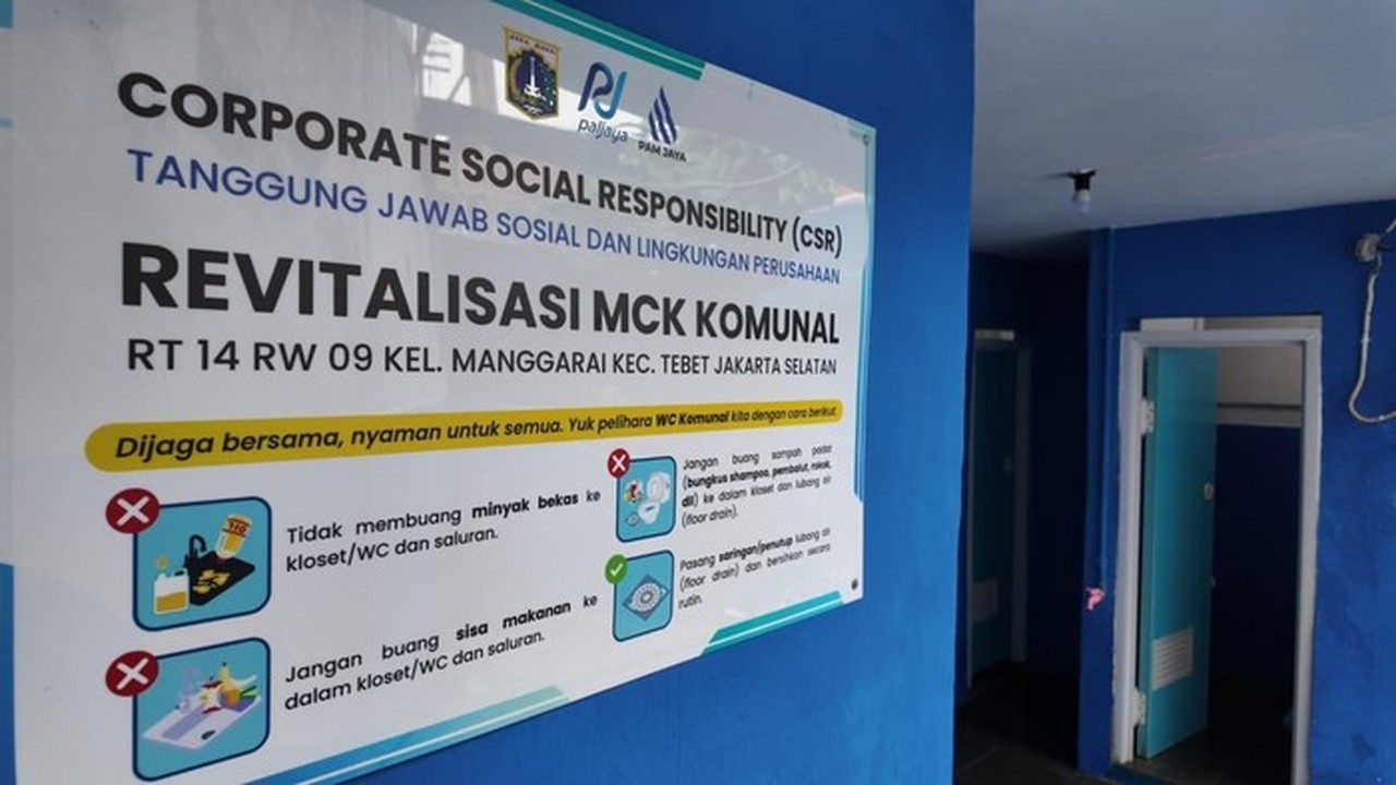 PAM JAYA dan PALJAYA Bersinergi Revitalisasi MCK Komunal Manggarai, Tingkatkan Kualitas Hidup Warga