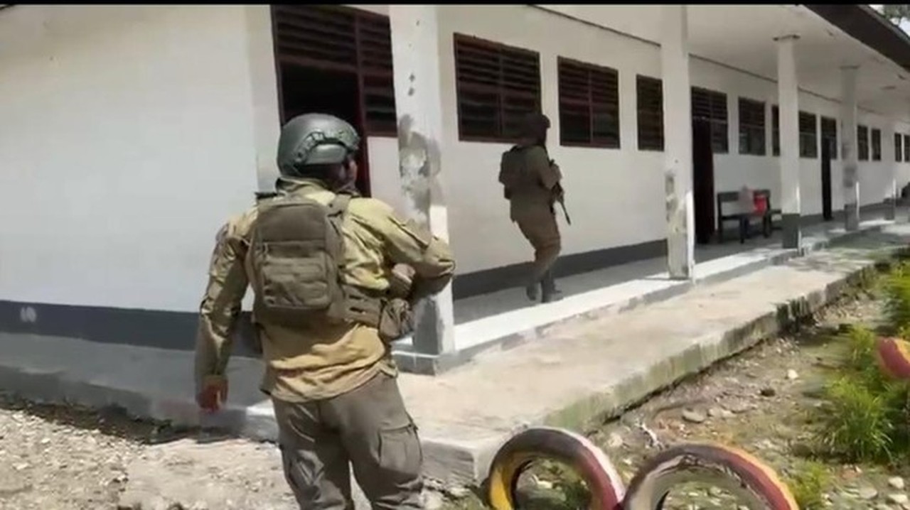 Pekerja Bangunan Tewas Ditembak OTK di Sekolah Yahukimo, Ruang Kelas Dirusak