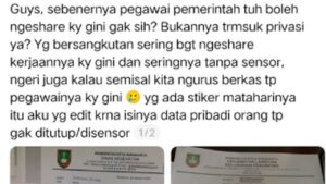 Petugas Kelurahan Solo Dipanggil BKPSDM Usai Unggah Dokumen Pribadi Rio Haryanto di Medsos