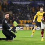 Babak Pertama Liga Inggris: Gol Cepat Saka Bawa Arsenal Ungguli Wolves 1-0