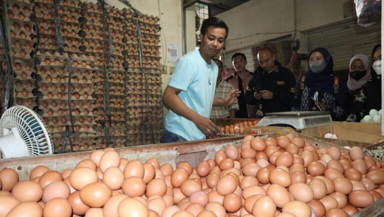 Satgas Pangan Polres Jakbar Temukan Kenaikan Harga Signifikan di Pasar Kebon Jeruk