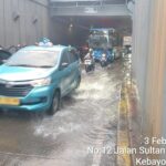 Underpass Simprug Kebayoran Terendam Banjir, Lalu Lintas Tersendat Setinggi 25 Cm