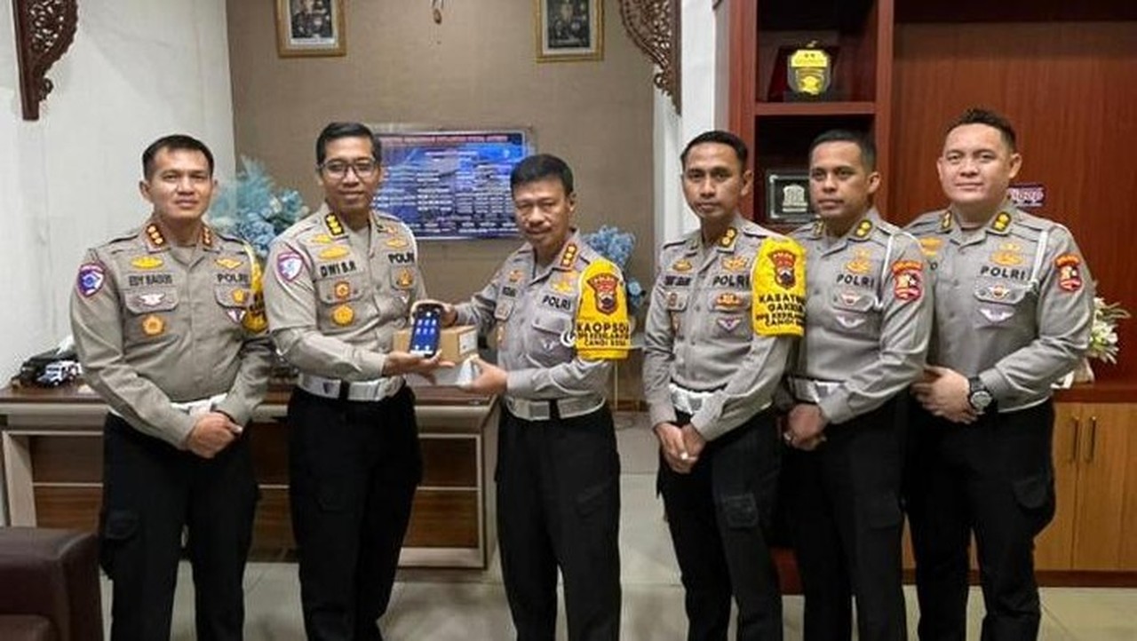 Korlantas Polri Perkuat Penegakan Hukum di Jateng dengan ETLE Mobile Handheld