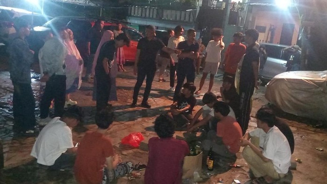 12 Remaja Terciduk Pesta Miras di Ciputat, Orang Tua Dipanggil ke Lokasi