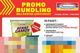 Indomaret Gelar Promo Besar-besaran Jelang Ramadan, Paket Bundling Kebutuhan Pokok Mulai Rp 99.900