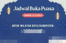 Jadwal Buka Puasa Karawang pada 8 Ramadhan 1447 H: Maghrib Pukul 18.14 WIB