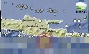 BMKG: Serangkaian Gempa Guncang Laut Selatan Jawa Jumat Pagi, Dipastikan Tidak Berpotensi Tsunami