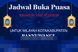 Jadwal Buka Puasa Banyuwangi 28 Februari 2026: Magrib Pukul 17.46 WIB, Surabaya Turut Jadi Sorotan