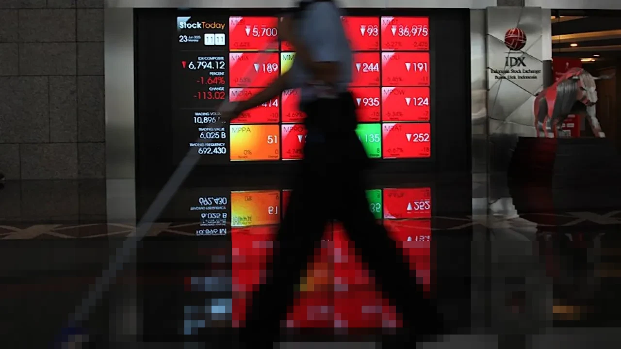 IHSG Anjlok 1,81 Persen ke 7.228, Sentimen Global dan Saham Big Caps Jadi Pemberat