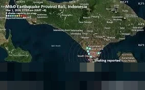 Gempa Magnitudo 4,5 Guncang Bali Pagi Ini, Terasa hingga Lombok