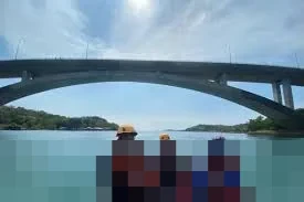 Pencarian Pria Diduga Lompat dari Jembatan 5 Barelang Memasuki Hari Kedua, Korban Belum Ditemukan