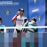 Veda Pratama Ukir Sejarah di Moto3 Brasil, Kibarkan Merah Putih di Podium Dunia